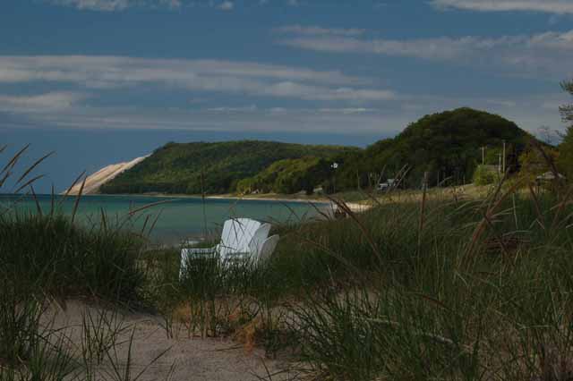 the beach at Empire, Michigan